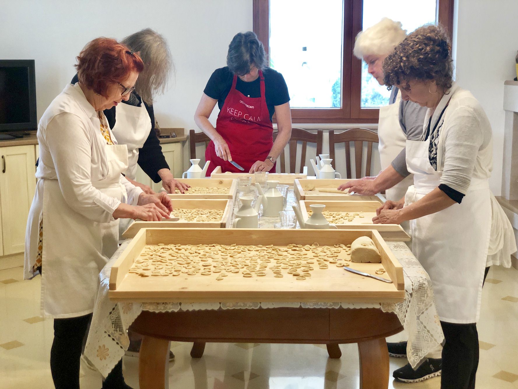Aprendendo a fazer massas na Puglia