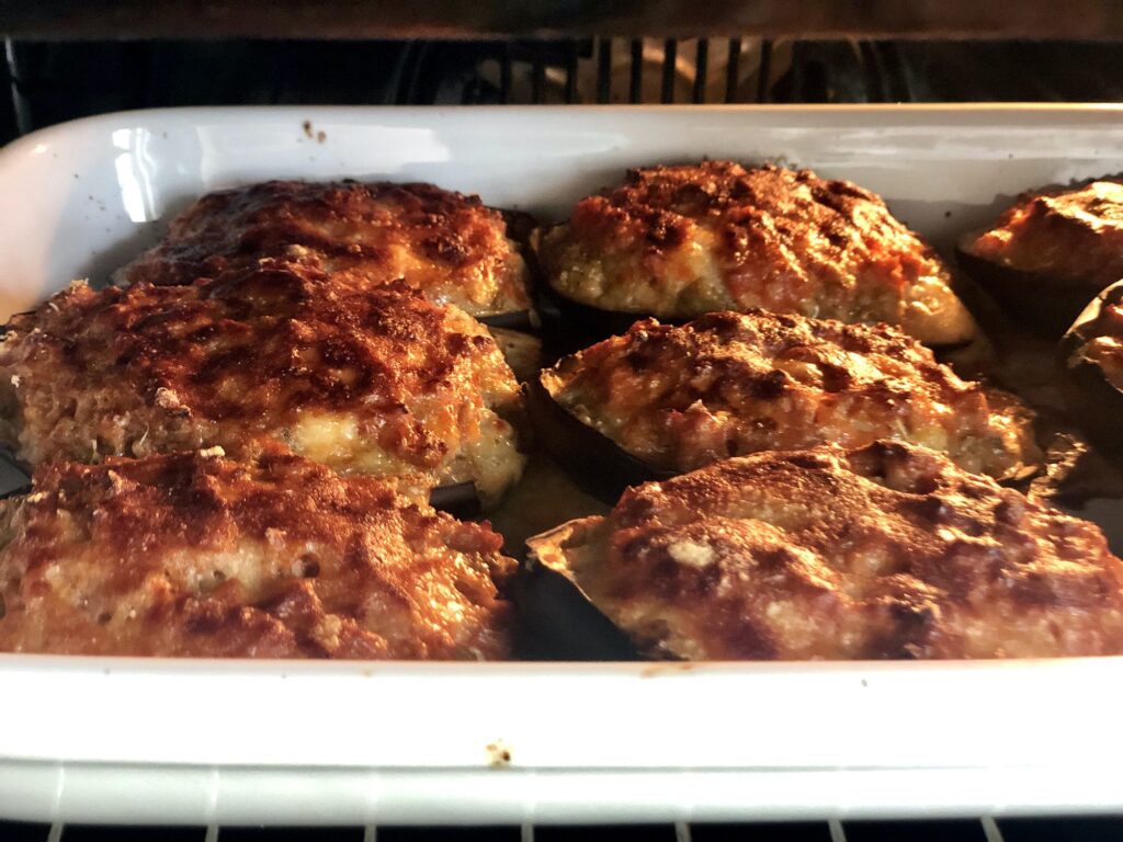 Receita de Melanzane ripiene berinjelas recheadas