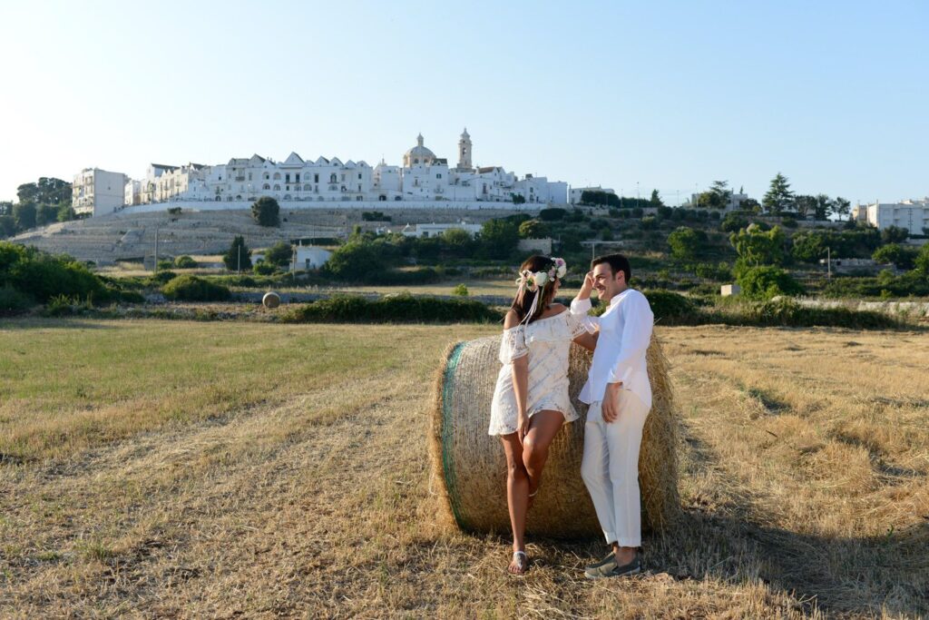 Lua de mel na Puglia Italia