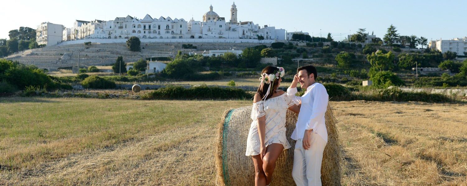 Lua de mel na Puglia Italia